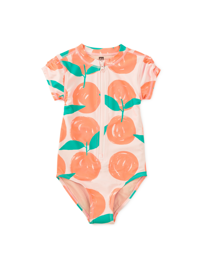 Rash Guard One-Piece Swimsuit