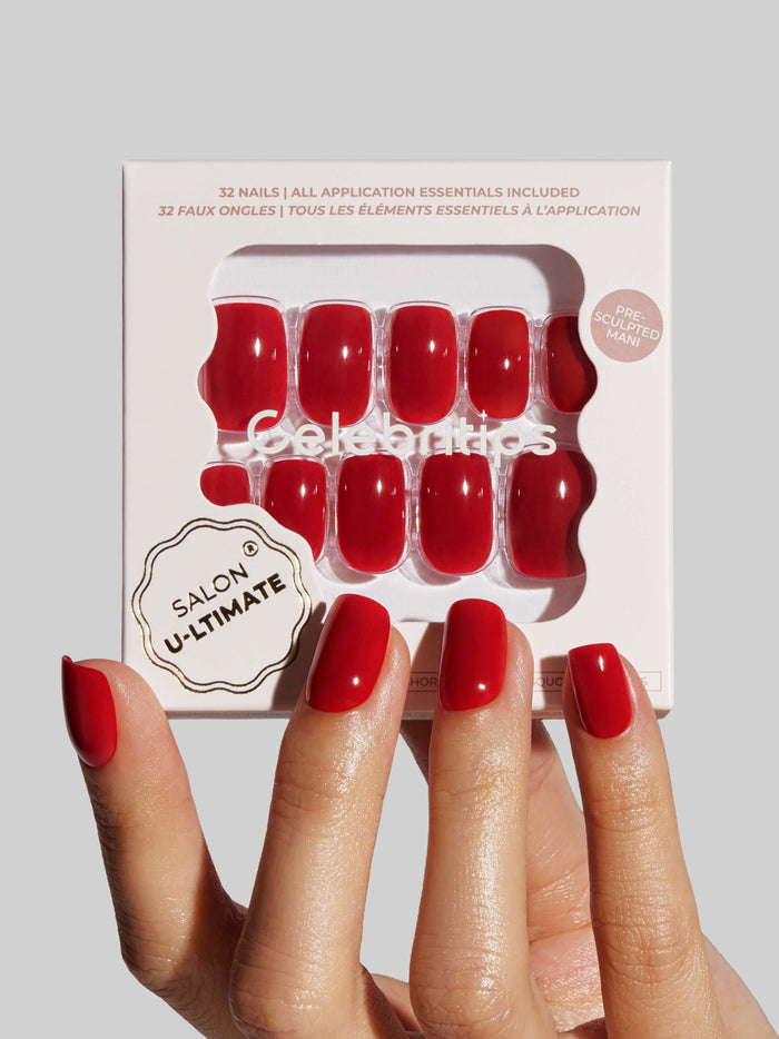 Red Red (Short Squoval)