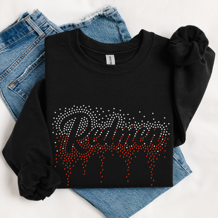Redmen Ombre Drip RHINESTONE TRANSFER