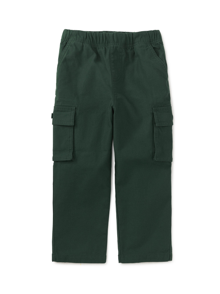 Relaxed Twill Cargo Pants