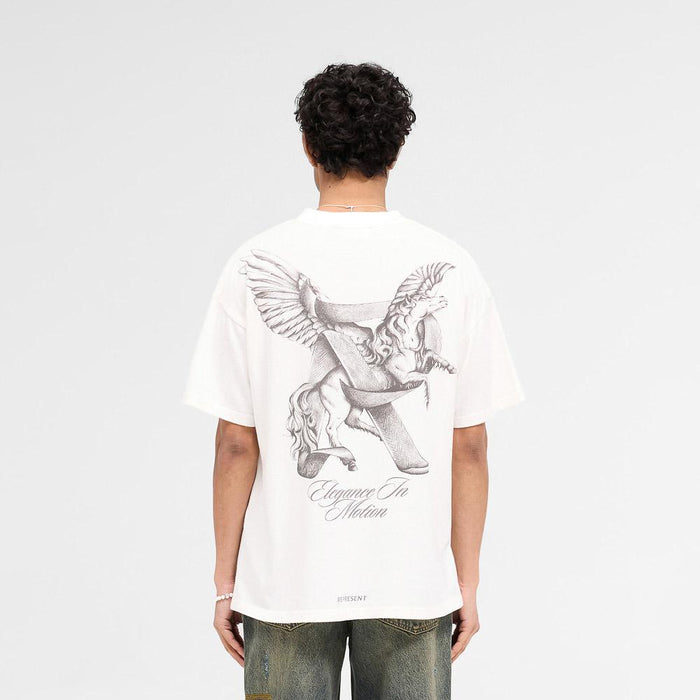 Represent Elegance In Motion Tee Flat White