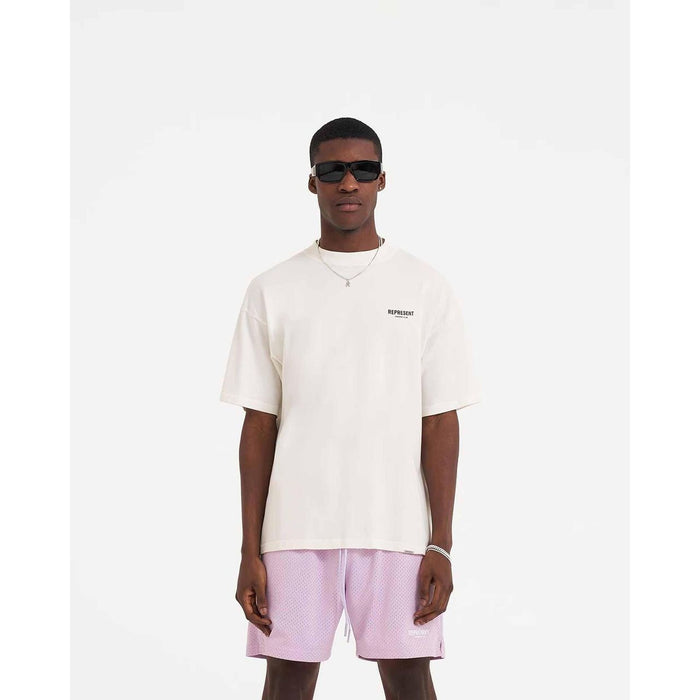 Represent Owners Club Tee Flat White