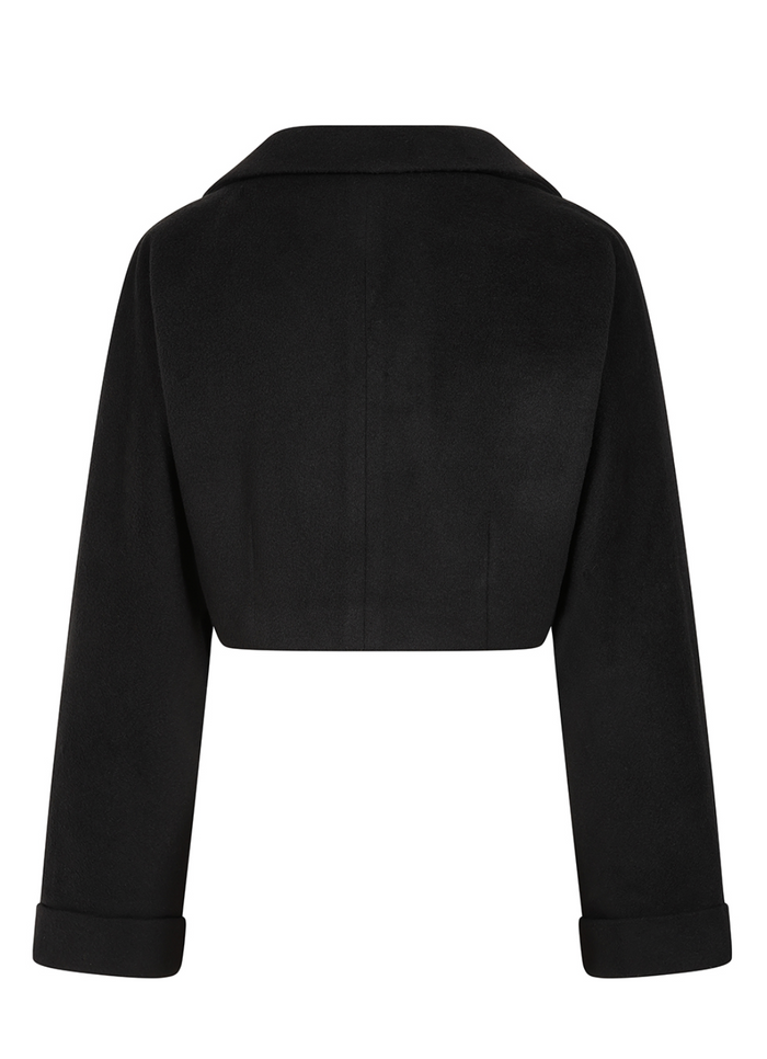 Retro Kurz-Jacke Marylin, Schwarz, Plus Size