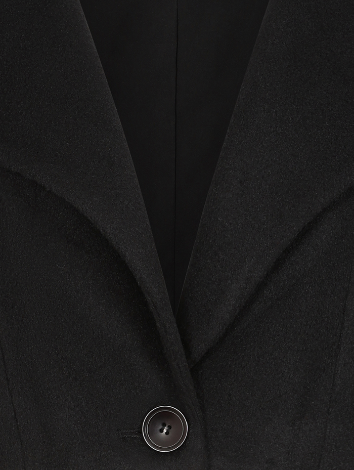 Retro Kurz-Jacke Marylin, Schwarz, Plus Size