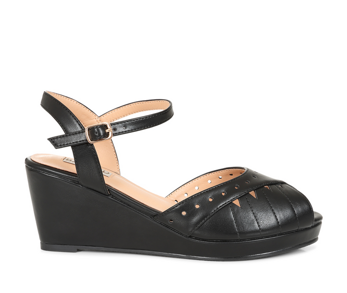 Retro Schuhe Sunny Daze, Schwarz