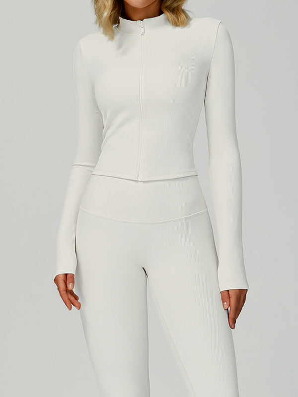 White / S / Leggings+Jacket
