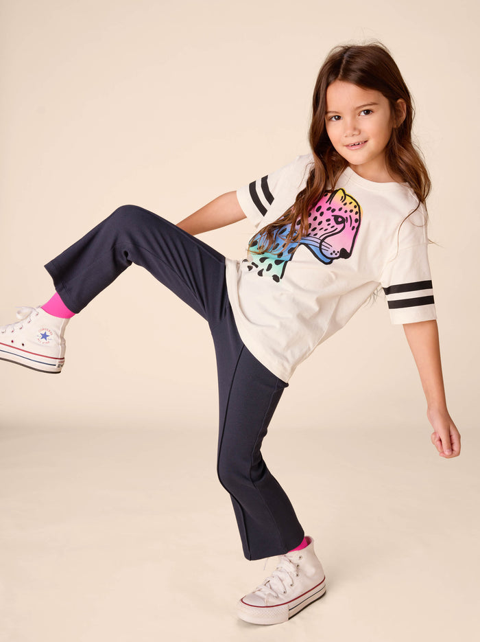 Ribbed Flare Pants