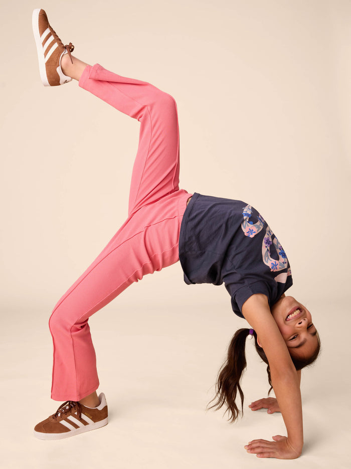 Ribbed Flare Pants