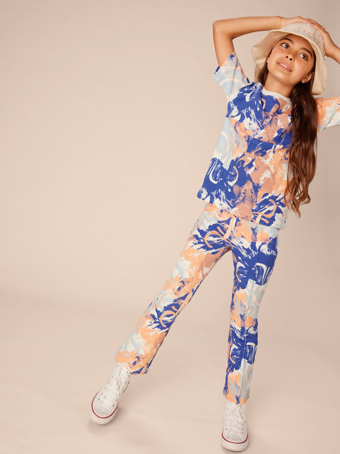 Ribbed Flare Pants