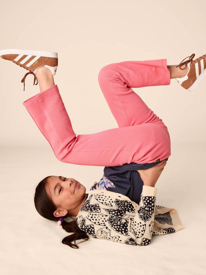 Ribbed Flare Pants