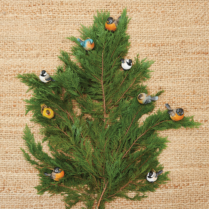 A set of Robin Birds ornaments.