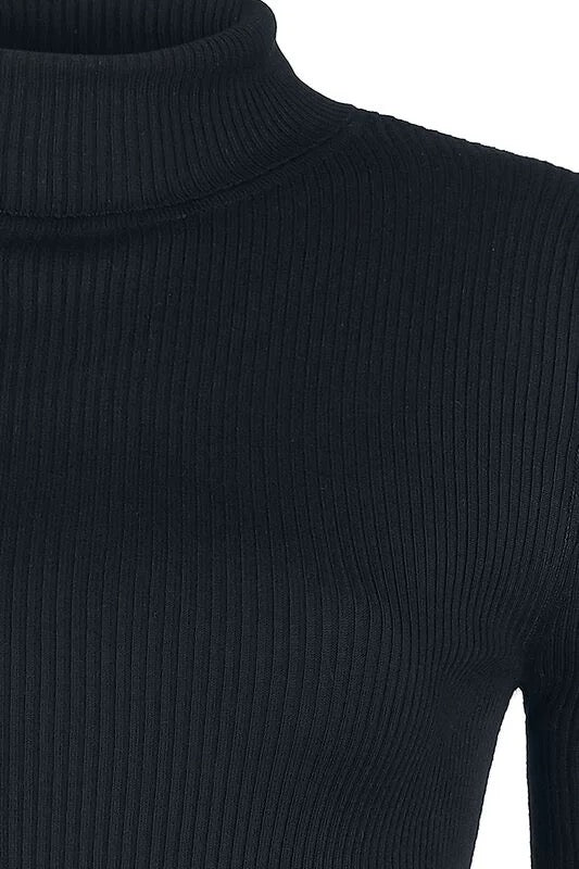 Rollkragenpullover Spiros, Schwarz