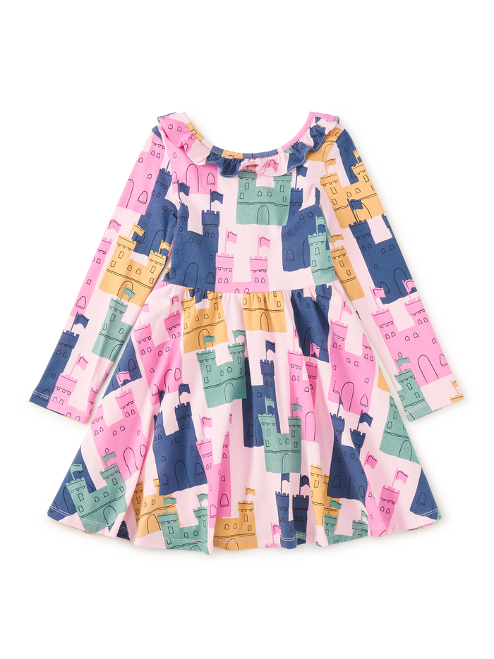 Ruffle Collar Ballet Dress