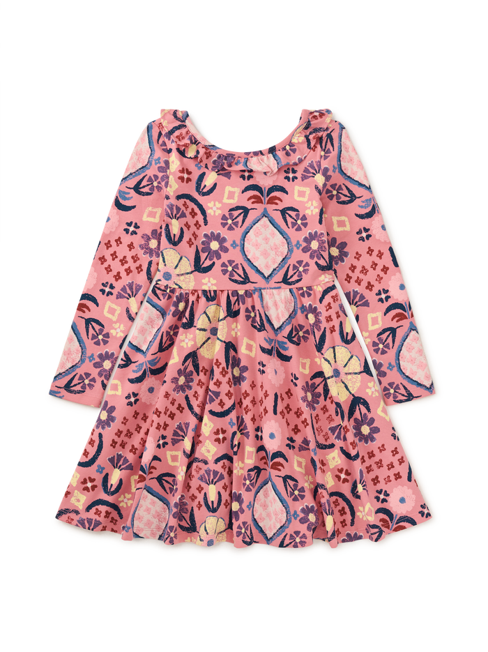 Ruffle Collar Ballet Dress