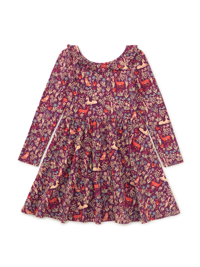 Ruffle Collar Ballet Dress