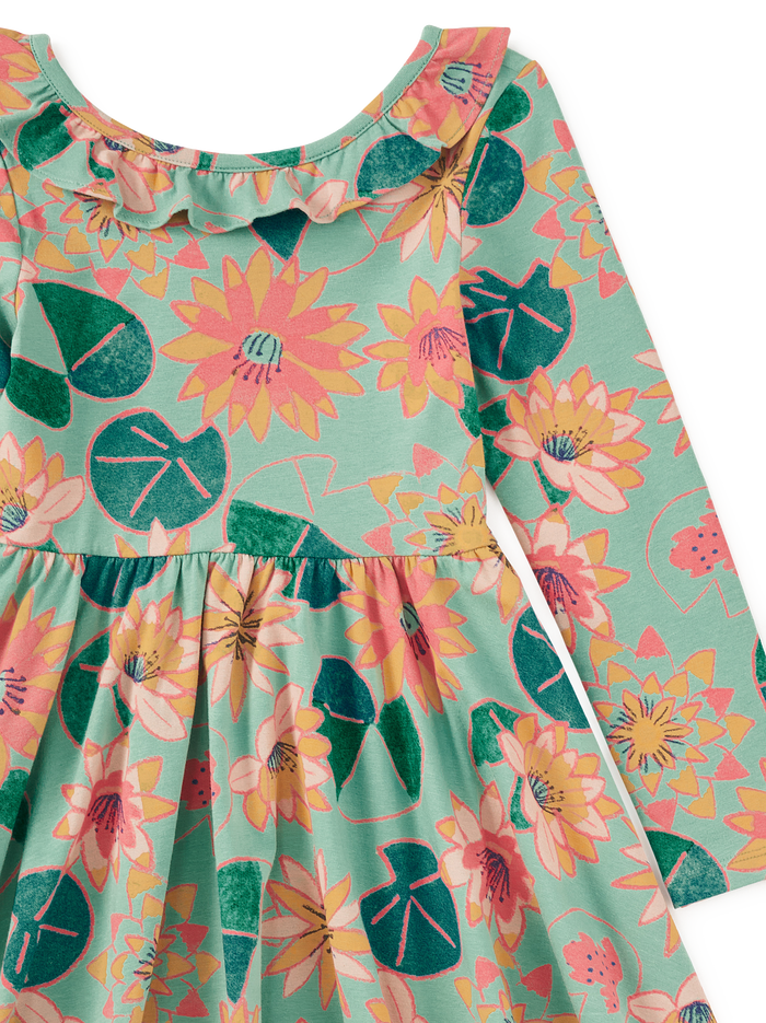Ruffle Collar Ballet Dress