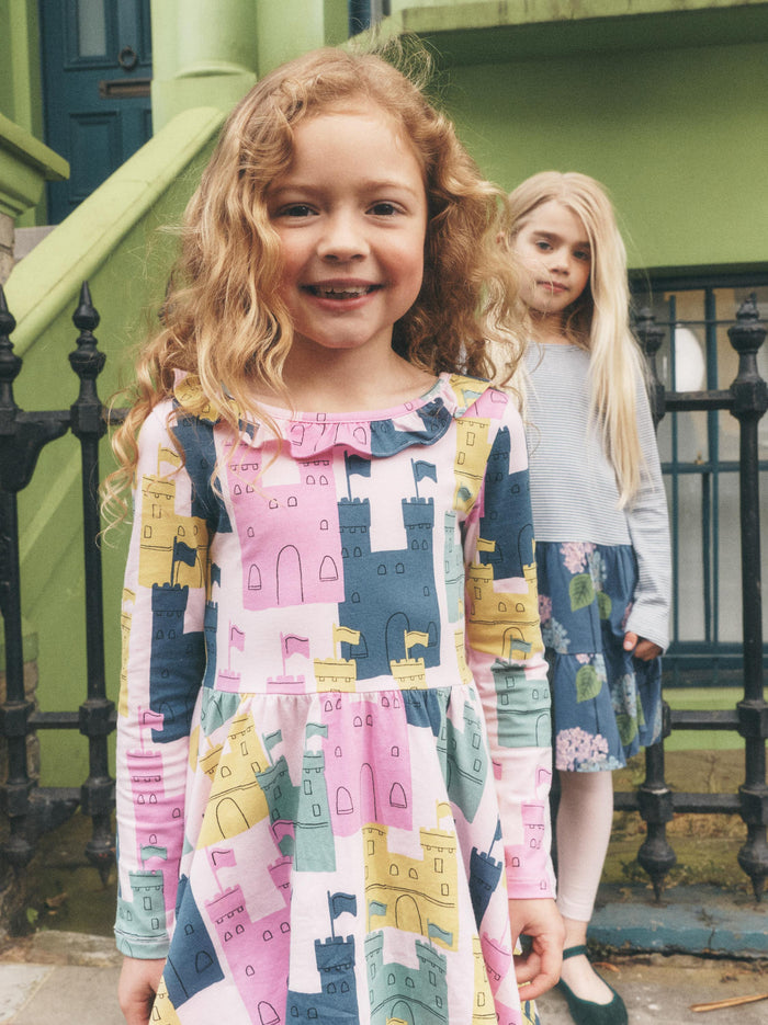 Ruffle Collar Ballet Dress