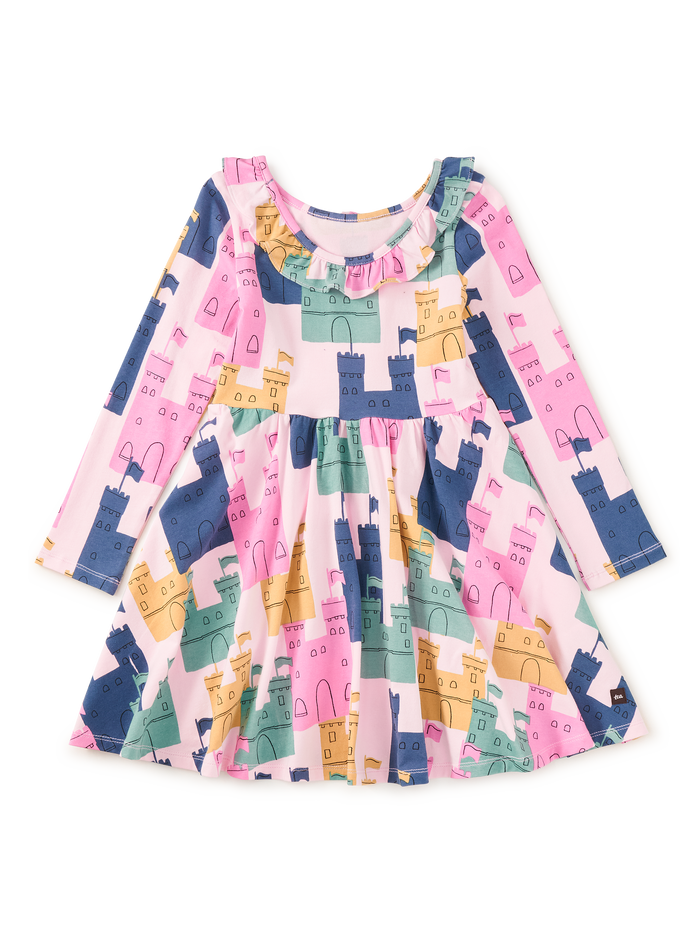 Ruffle Collar Ballet Dress