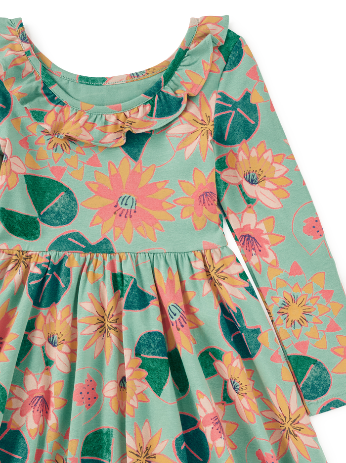 Ruffle Collar Ballet Dress