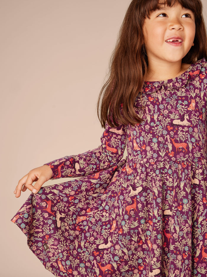 Ruffle Collar Ballet Dress