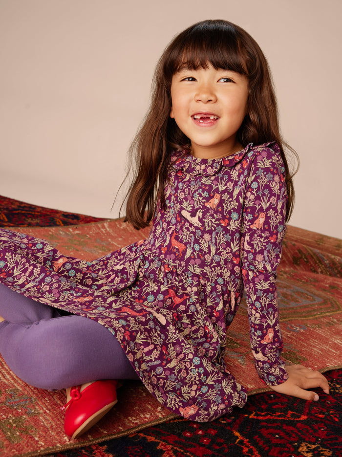 Ruffle Collar Ballet Dress