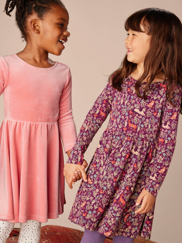Ruffle Collar Ballet Dress