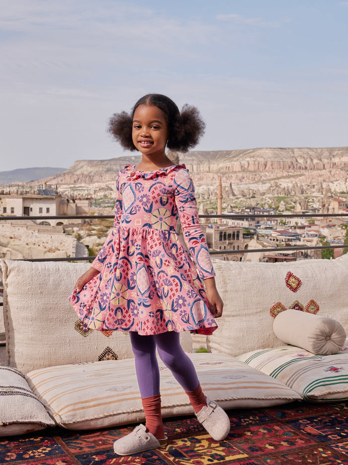 Ruffle Collar Ballet Dress