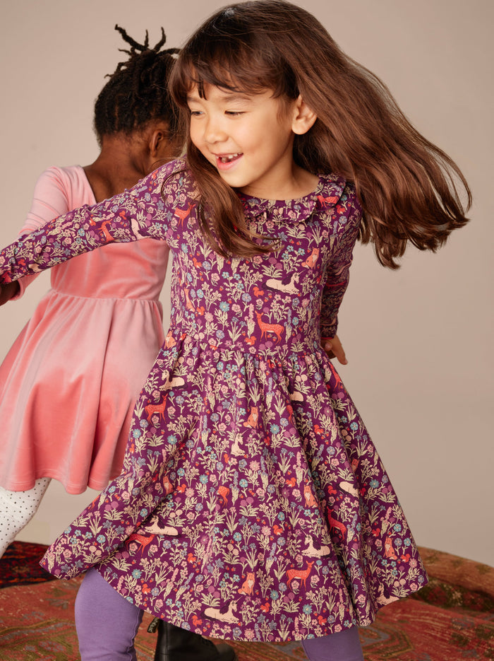 Ruffle Collar Ballet Dress
