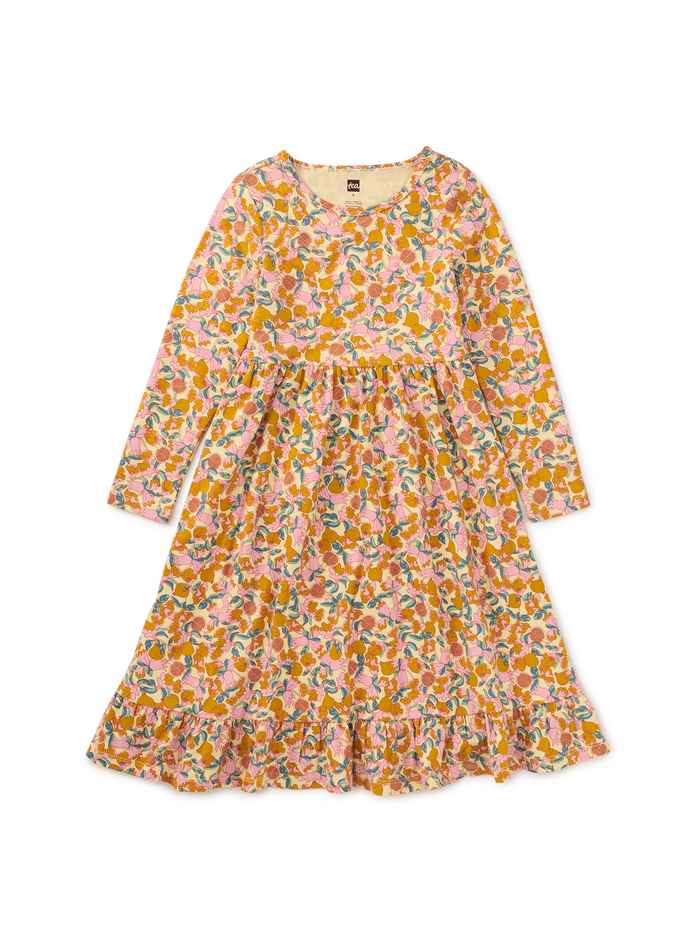 Ruffle Hem Maxi Dress