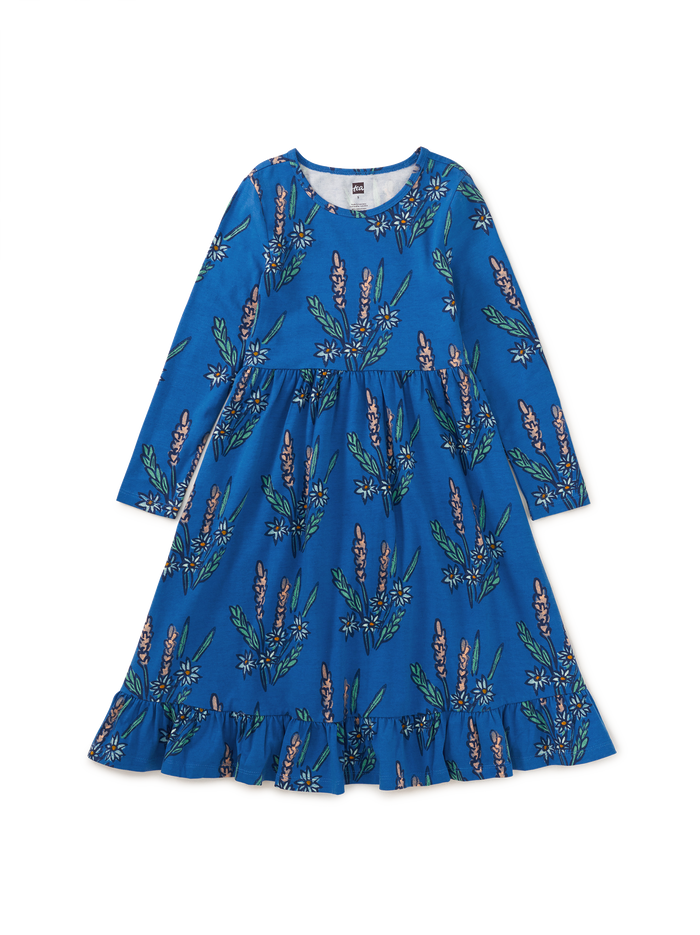 Ruffle Hem Maxi Dress