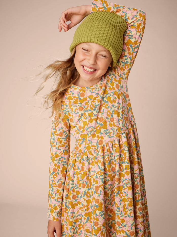 Ruffle Hem Maxi Dress