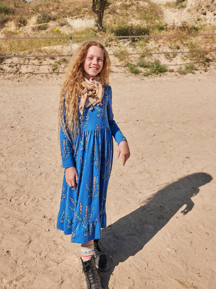 Ruffle Hem Maxi Dress