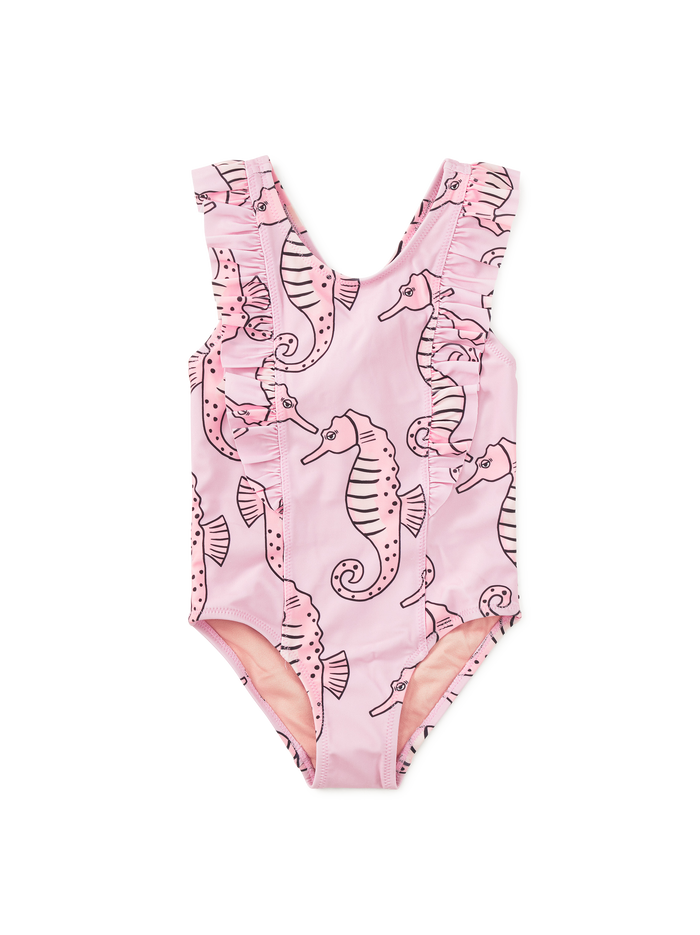Ruffle One-Piece Swimsuit