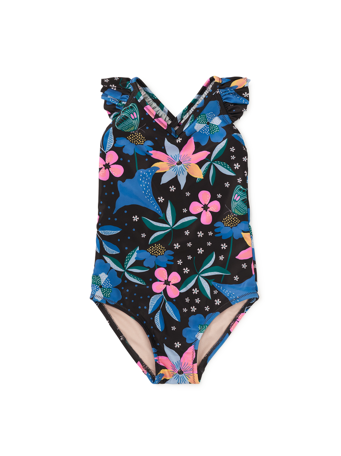 Ruffle One-Piece Swimsuit