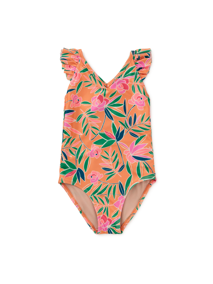 Ruffle One-Piece Swimsuit