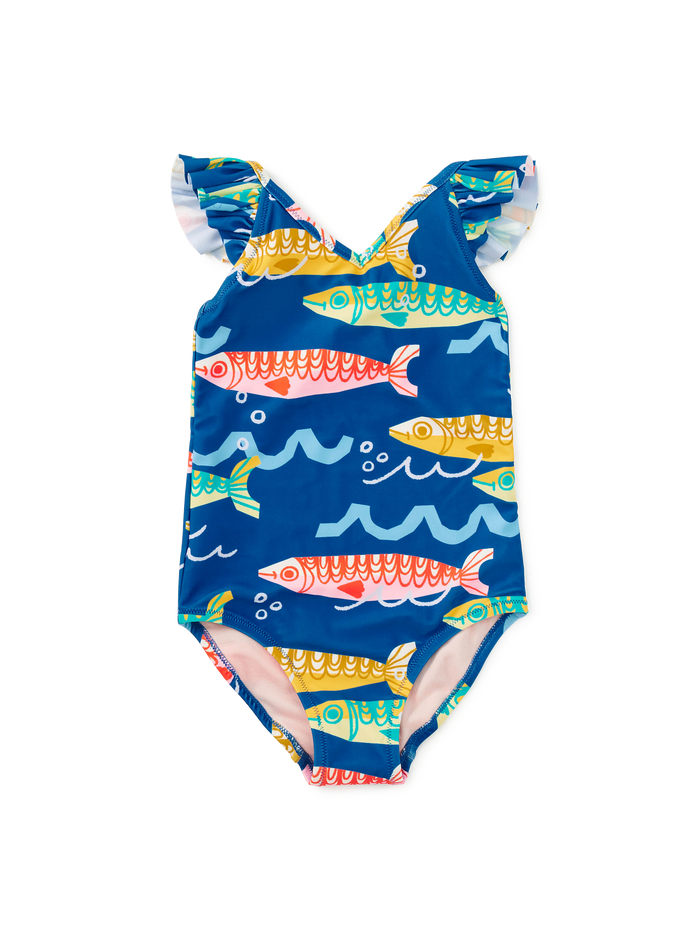 Ruffle One-Piece Swimsuit