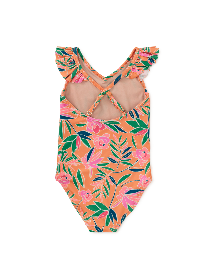Ruffle One-Piece Swimsuit