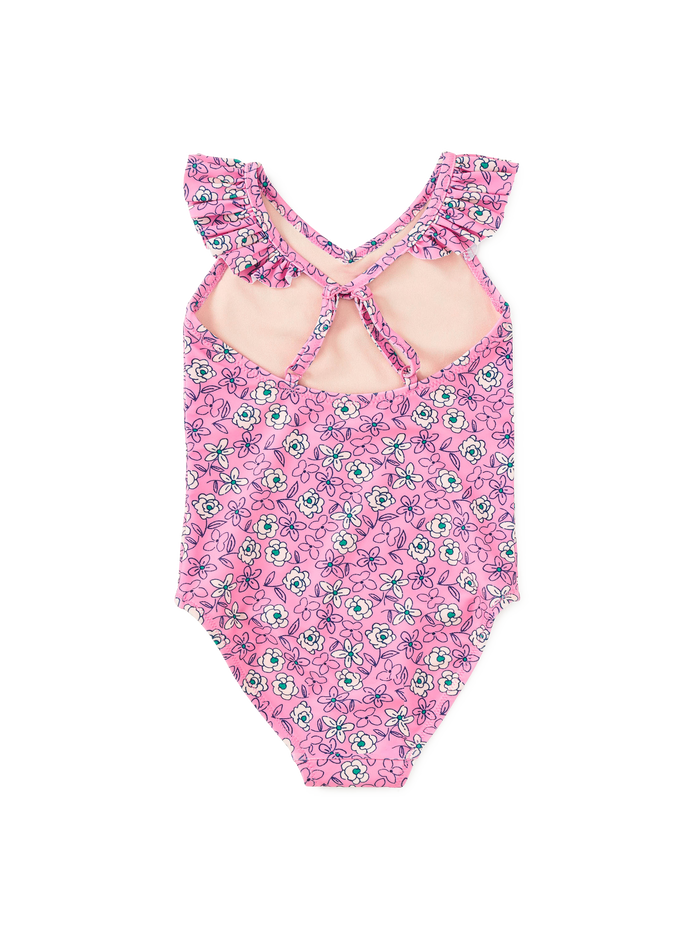 Ruffle One-Piece Swimsuit