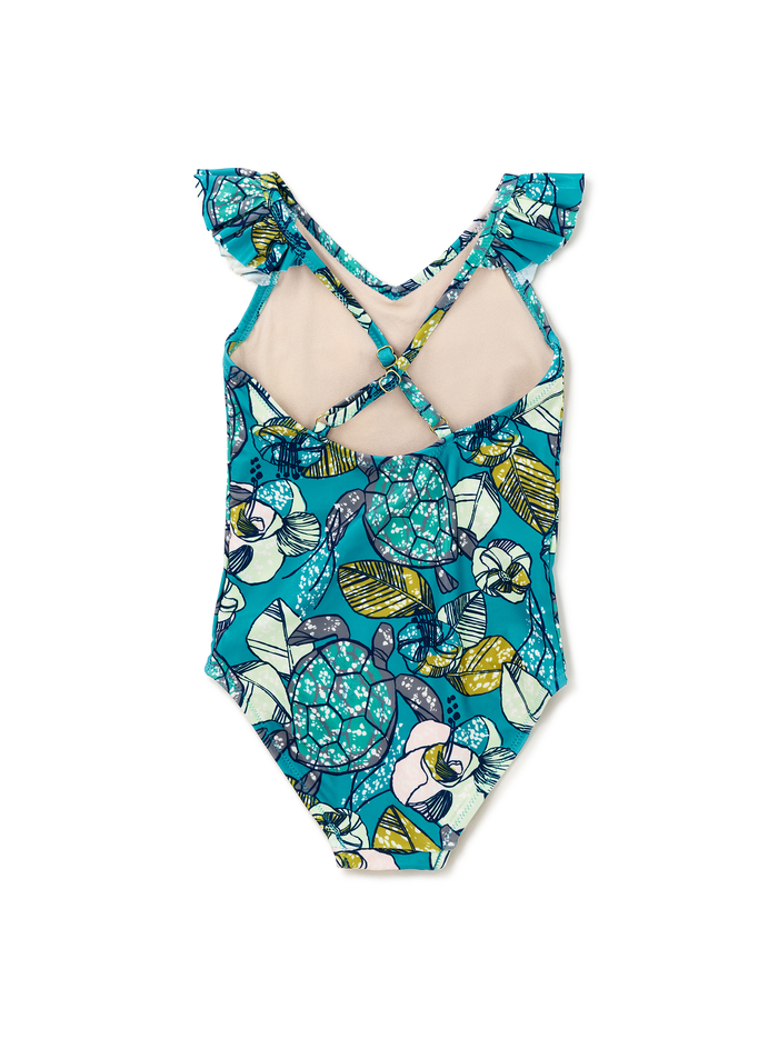 Ruffle One-Piece Swimsuit