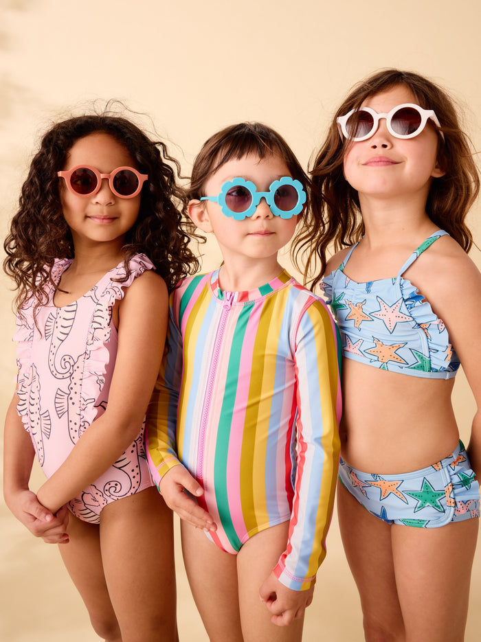 Ruffle One-Piece Swimsuit