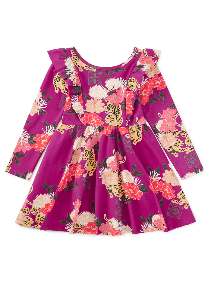 Ruffle Shoulder Ballet Dress