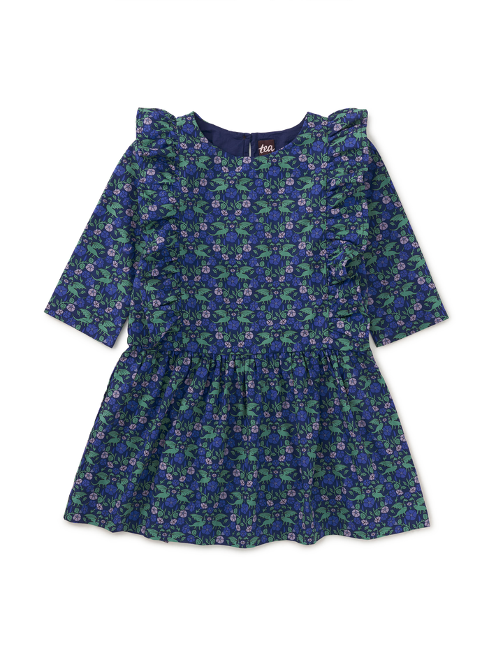 Ruffle Sleeve Dress