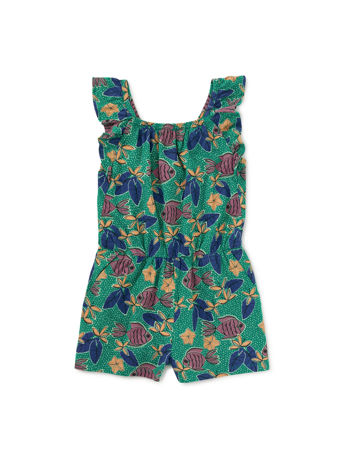 Ruffle Strap Romper