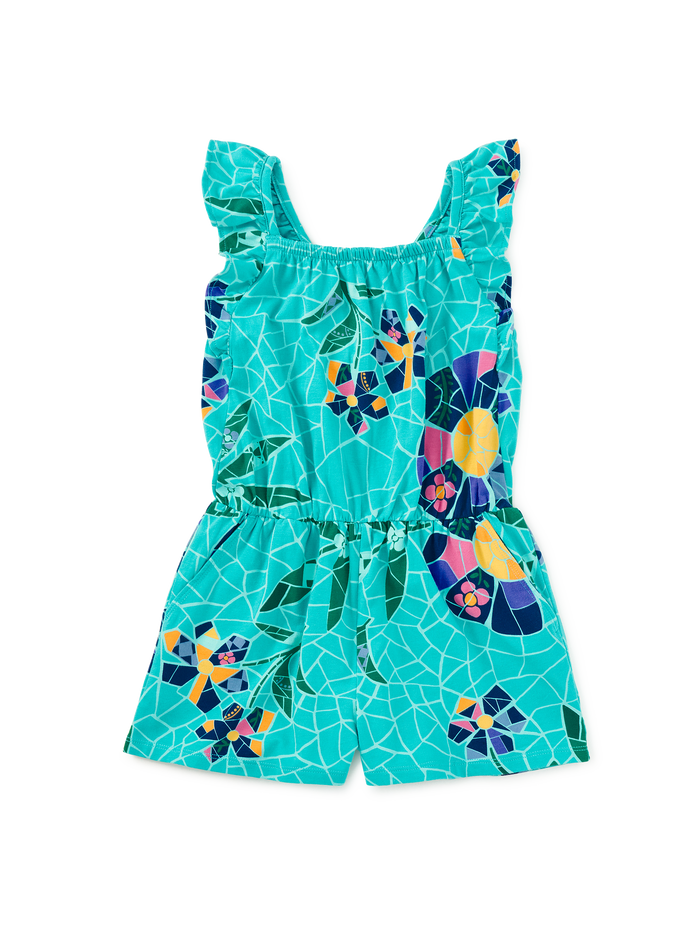 Ruffle Strap Romper