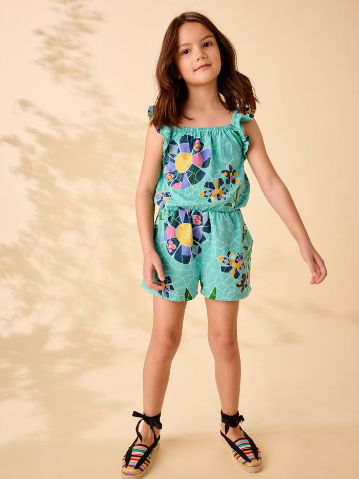 Ruffle Strap Romper
