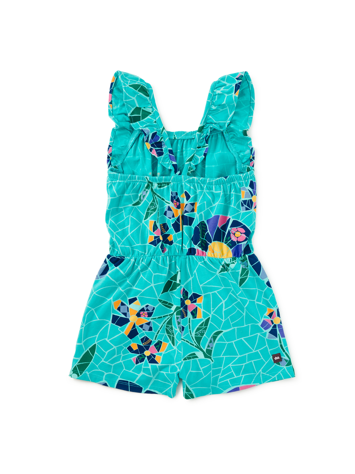 Ruffle Strap Romper