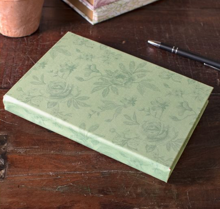 SAGE FLORAL NOTEBOOK