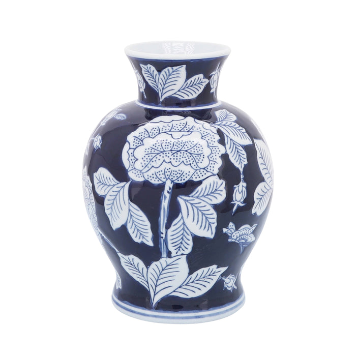 Sagebrook Home Blue Ceramic Decorative Vase (9 inch)