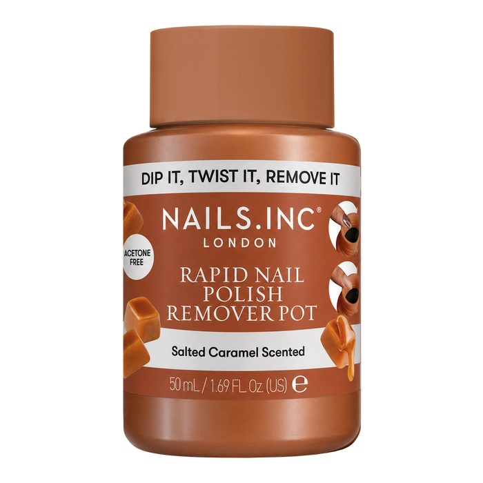 Salted Caramel Scented Rapid Nail Polish Remover Pot