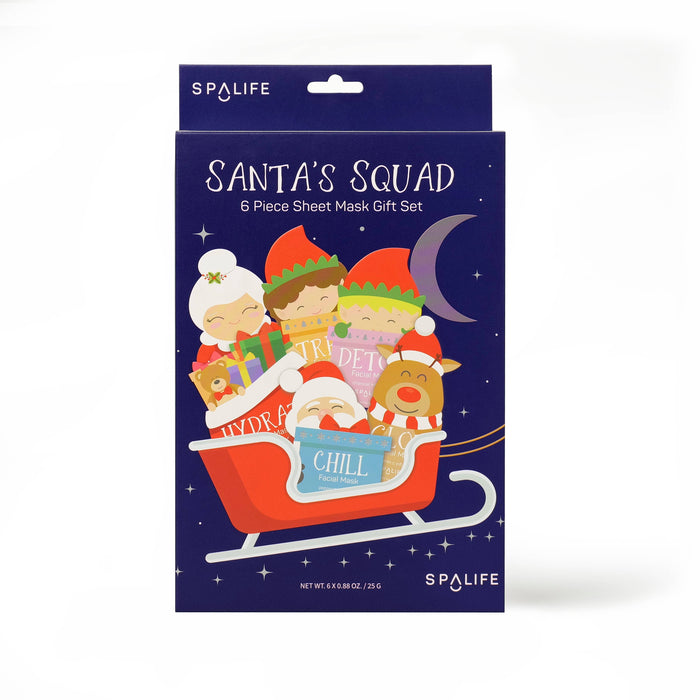 Santa's Squad Sheet Mask Gift Set